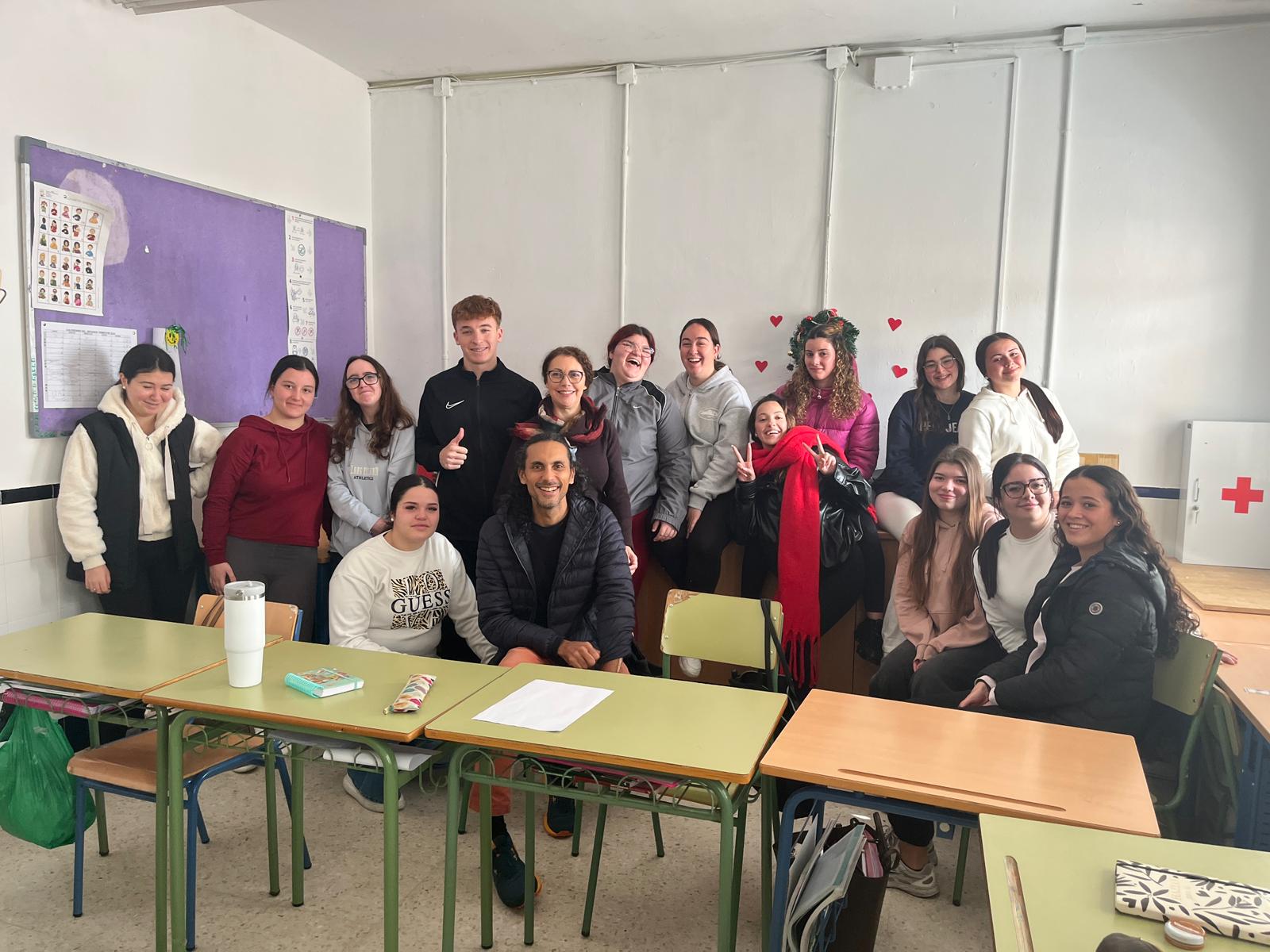 El IES Monterroso refuerza su dimensión internacional recibiendo una movilidad Erasmus+ de Job-Shadowing